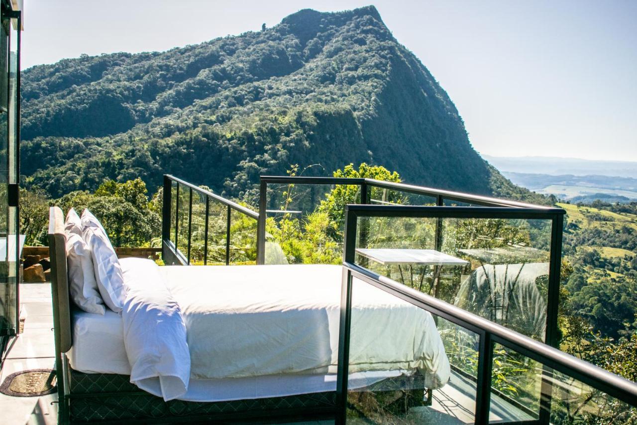 Caminho Das Nuvens - Cabanas De Montanha Bom Retiro  Exteriör bild