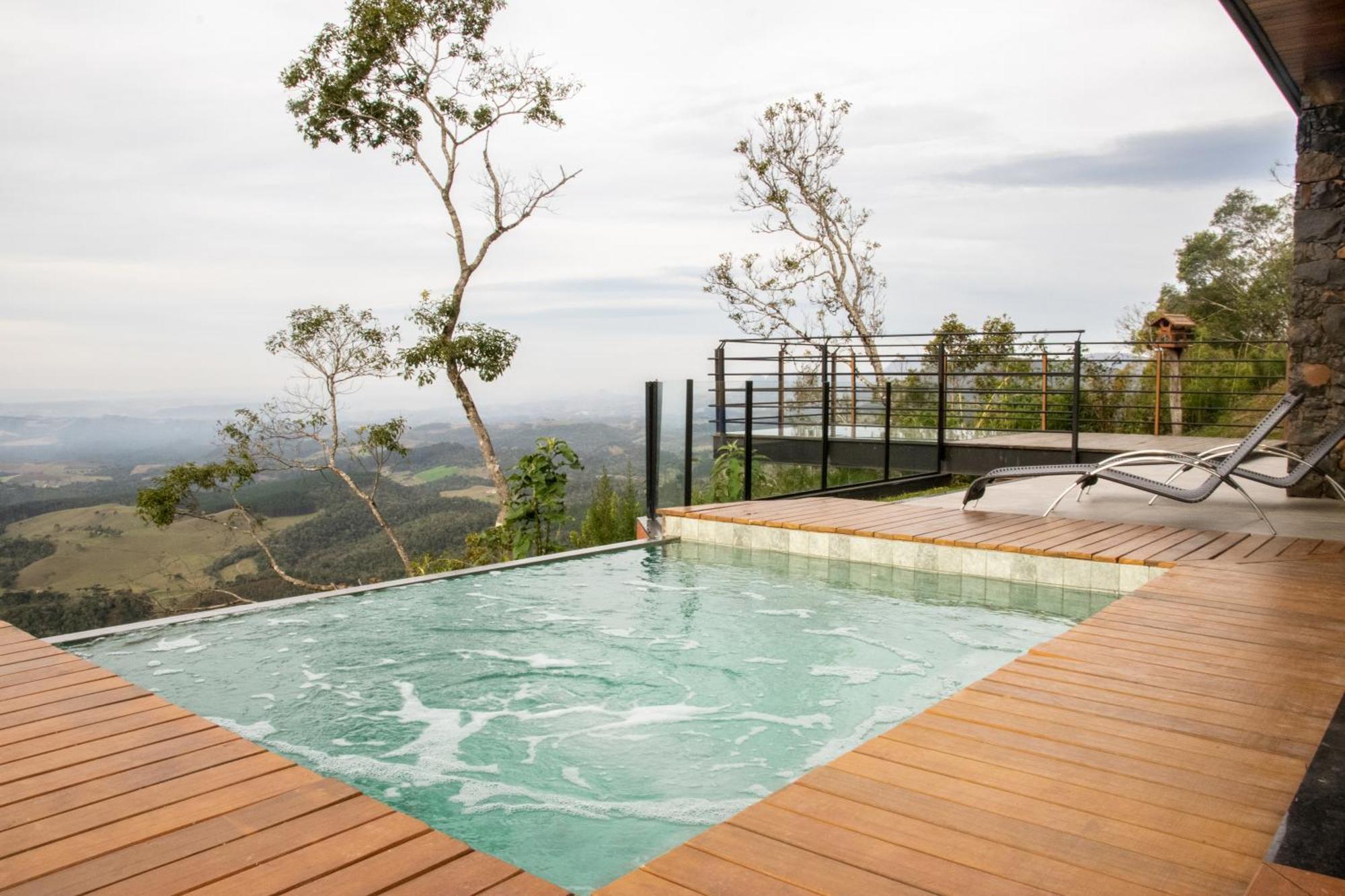 Caminho Das Nuvens - Cabanas De Montanha Bom Retiro  Exteriör bild