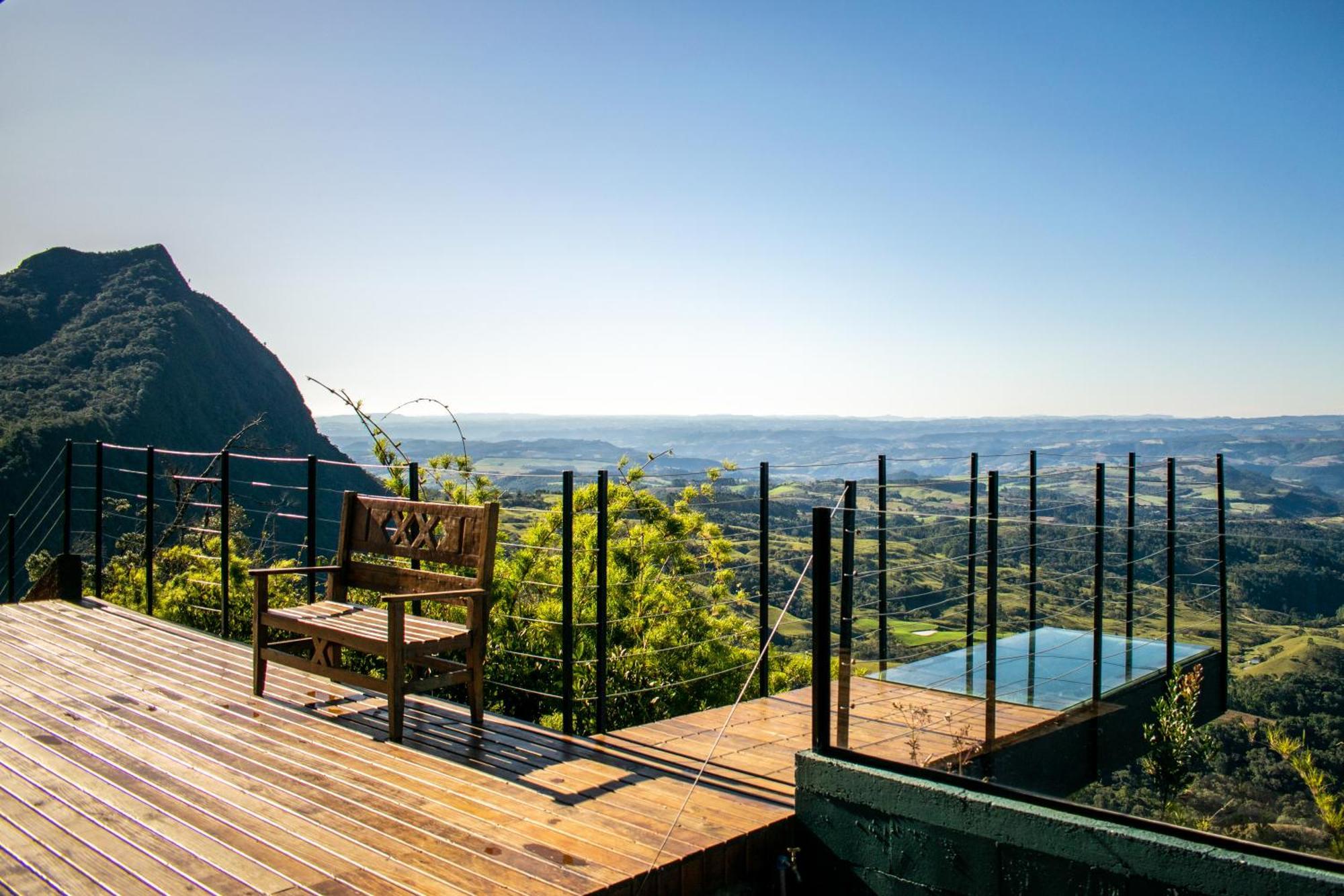 Caminho Das Nuvens - Cabanas De Montanha Bom Retiro  Exteriör bild