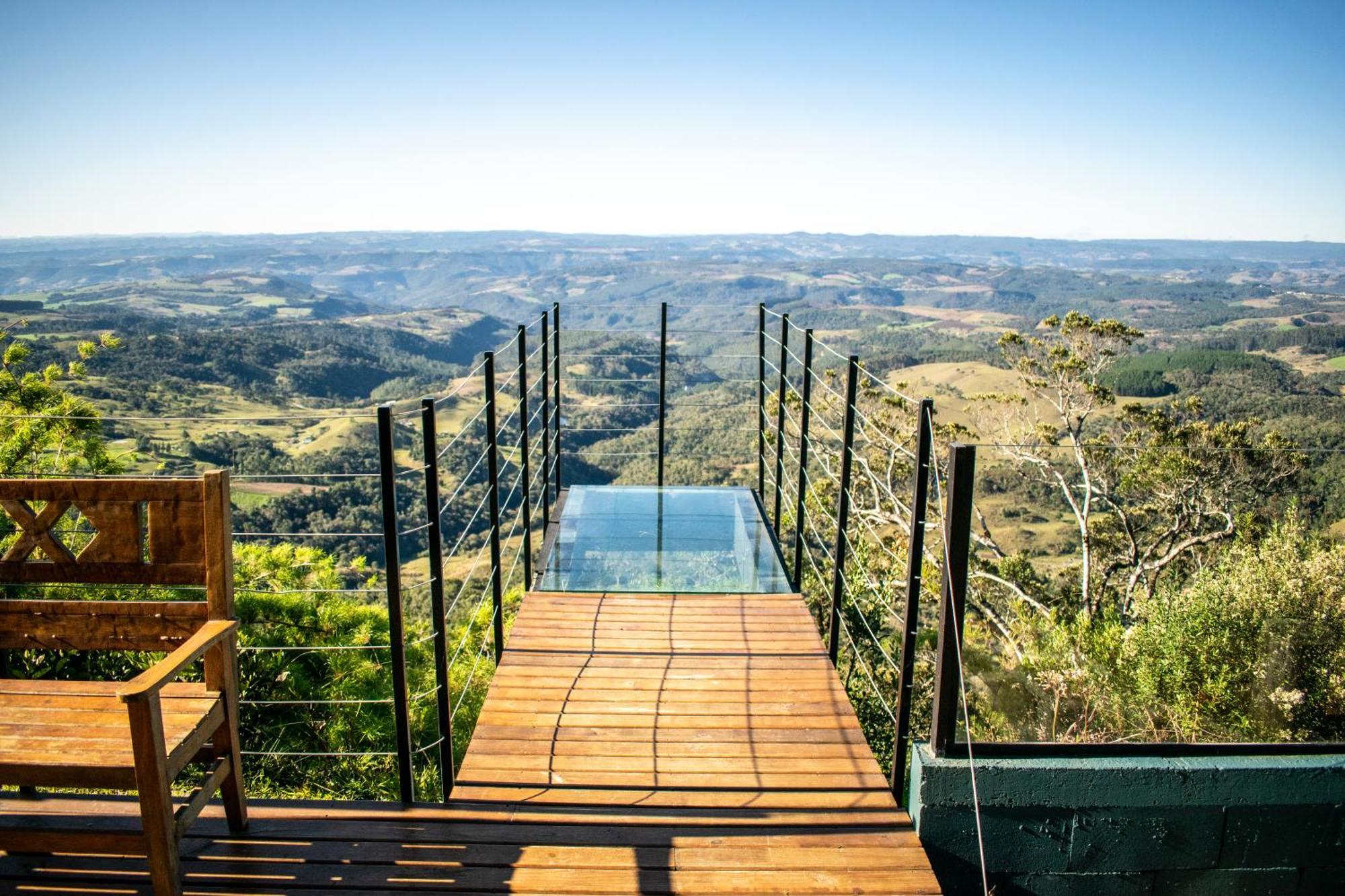 Caminho Das Nuvens - Cabanas De Montanha Bom Retiro  Exteriör bild