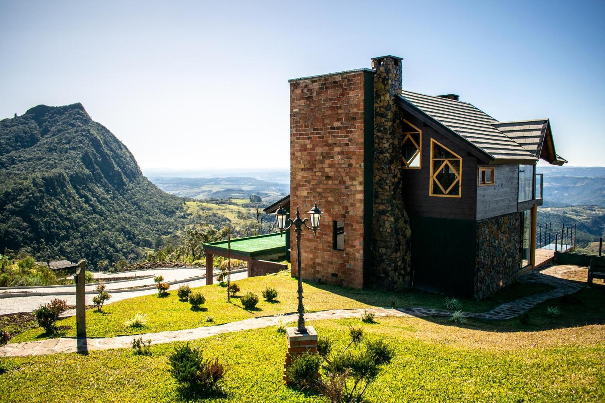 Caminho Das Nuvens - Cabanas De Montanha Bom Retiro  Exteriör bild