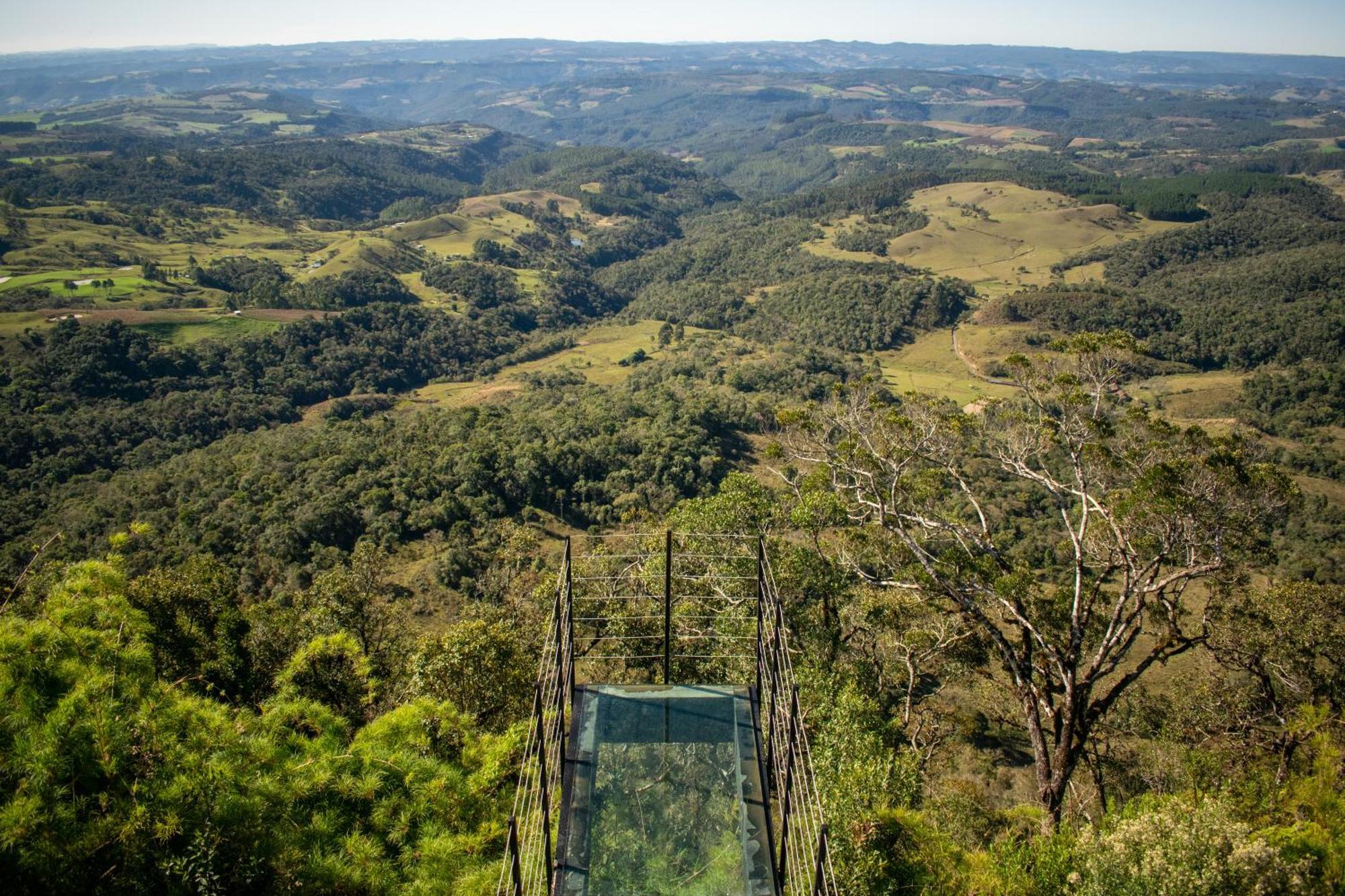 Caminho Das Nuvens - Cabanas De Montanha Bom Retiro  Exteriör bild